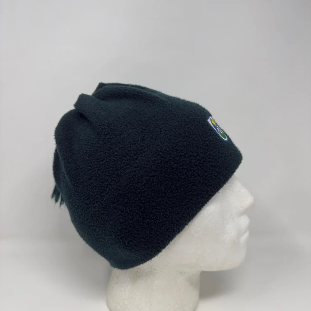 Mt Hood‎ Meadows Ski Resort Merkley Headgear Fleece Beanie Tassel Green Canada